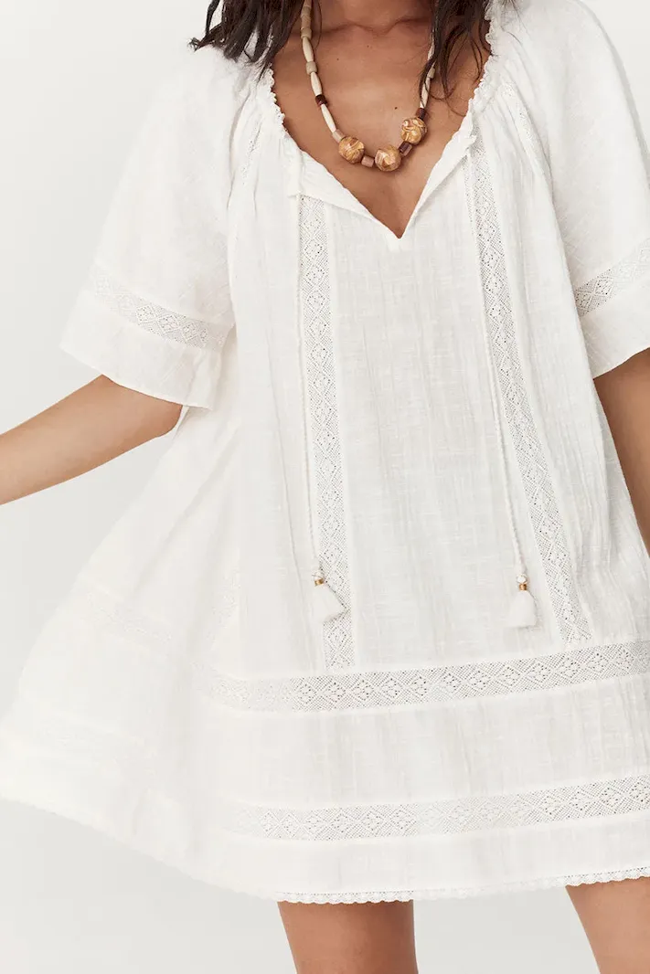 sample Serendipity Lace Mini Dress - Dresses